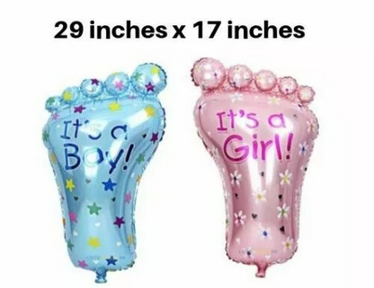 It's a Boy/Girl - Baby Feet Foil Ballon