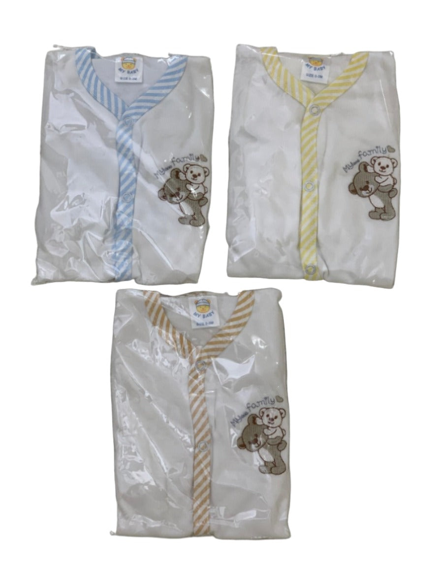 Baby Pajama Suits (Pack of 3)