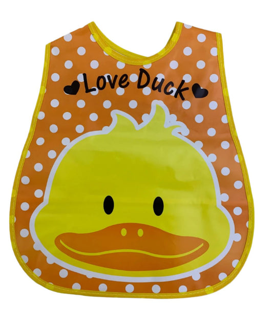 Plastic Bib-Love Duck