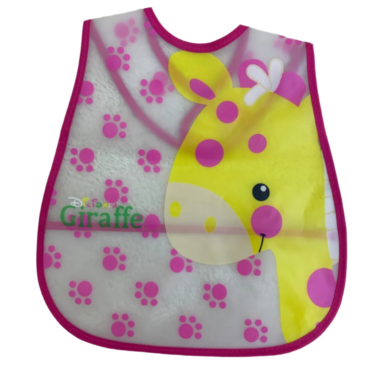 Plastic Bib-Giraffe