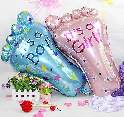 It's a Boy/Girl - Baby Feet Foil Ballon